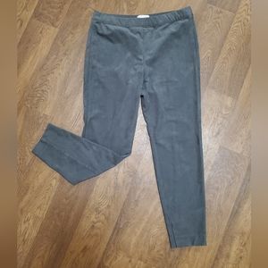 Talbots  straight leg Gray Pants SZ 10 👖 velveteen material
